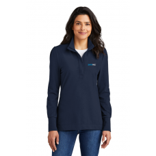 Port Authority® Ladies Fairway Stretch ¼ Zip Shirt