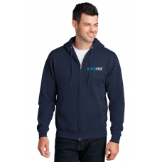 Port & Company® Men's Core Fleece Full-Zip Hooded Sweatshirt