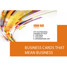 Business Card, Double-sided